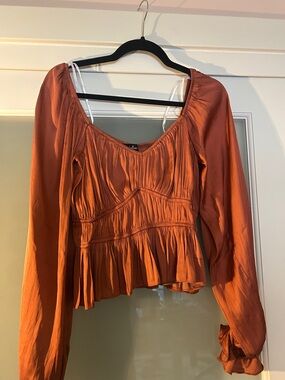 Lulus silk blouse NWT